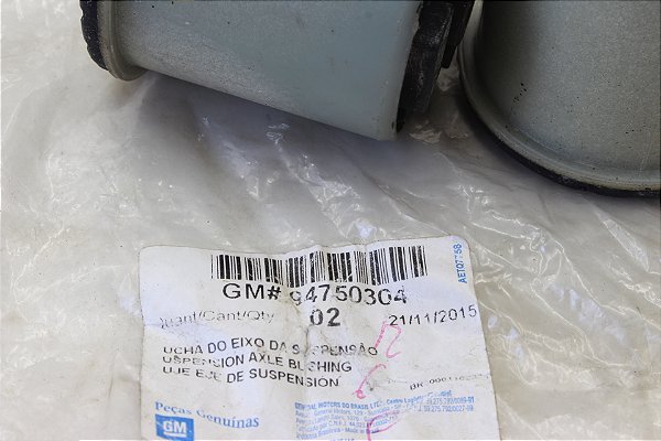 Par Bucha Eixo Traseiro Original Gm Corsa 2002/2012 94750304
