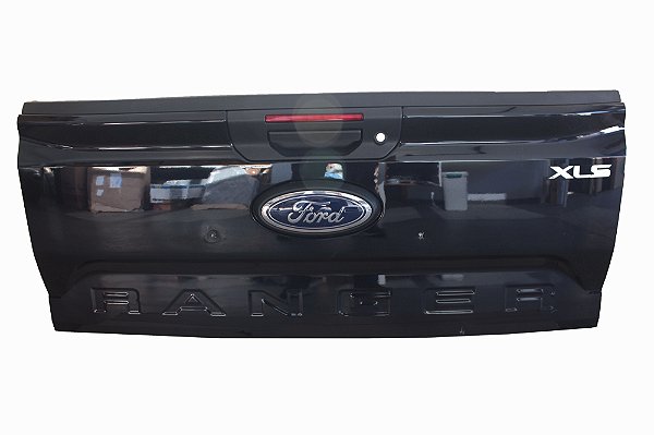 Tampa Da Caçamba Ranger 2024 Preta Com Detalhe