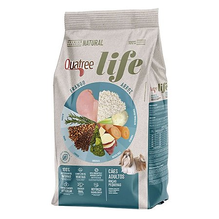 QUATREE LIFE ADULTO PORTE PEQUENO 3 KG