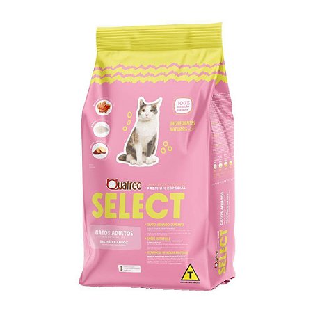 QUATREE SELECT GATO ADULTO SALMÃO E ARROZ 3KG