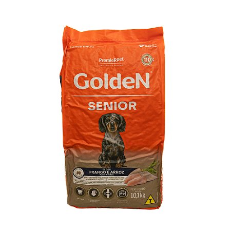 Ração Golden Fórmula Mini Bits Sênior Porte Pequeno Frango 10,1kg – Saúde Articular e Vitalidade