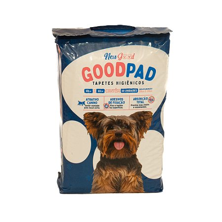 Good Pad Tapete Higiênico 60×60cm – 30 Unidades | Alta Absorção