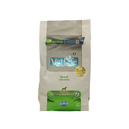 Farmina Vet Life Canine Renal Mini 2kg | Ração Terapêutica para Cães Renais
