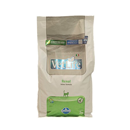 Farmina Vet Life Natural Renal Gatos Adultos 2kg | Ração Terapêutica Renal