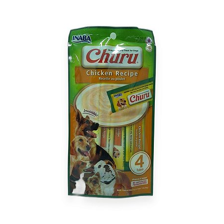 Petisco para Cães Inaba Churu Chicken Recipe 56g