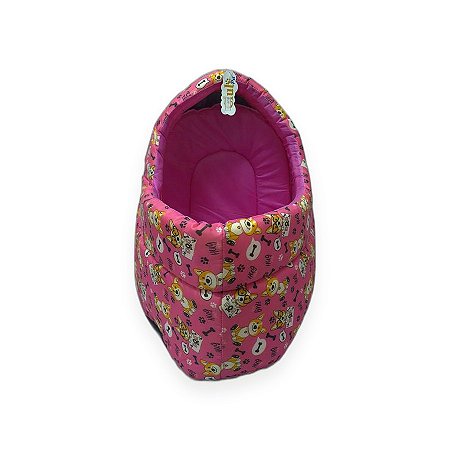 Cama Iglu Nylon Sul Pet Rosa - Tam. M