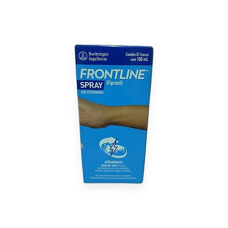 Antipulgas e Carrapatos Frontline Spray Boehringer Ingelheim 100 mL