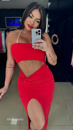 Vestido Tomara que Caia Canelado Yasmin