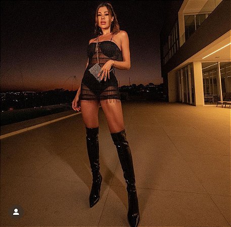 Vestido Tule Luxo Lívia