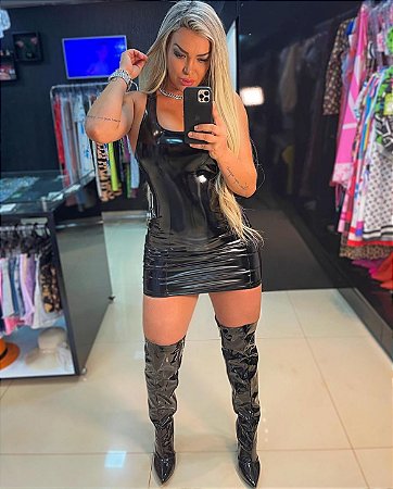 Vestido Vinil Cleo
