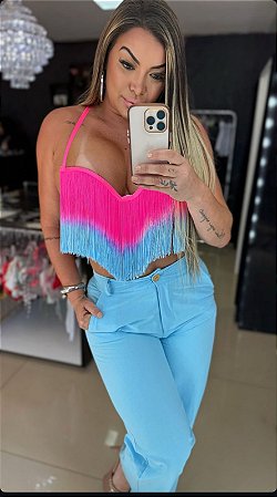 Cropped Franja Collors