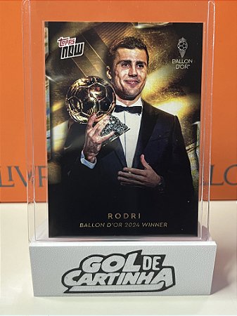 Rodri BALLON D’OR 2024 WINNER TOPPS NOW