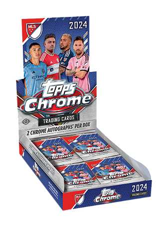 Break 077 - Topps MLS Chrome 2024 - Hobby Box - Times aleatórios