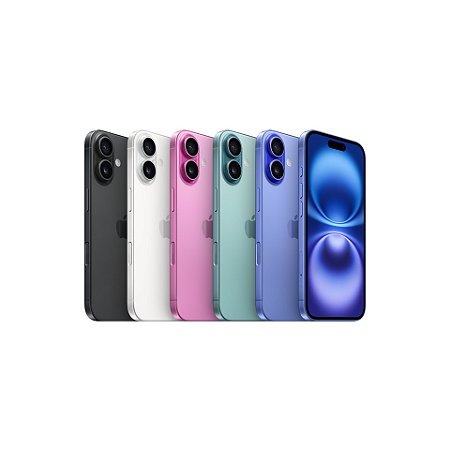 iPhone 16 Apple (256 GB) Tela de 6,1", 5G e Câmera de 48MP