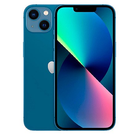 iPhone 13 Apple (256GB) Azul, Tela de 6,1", 5G e Câmera Dupla de 12 MP
