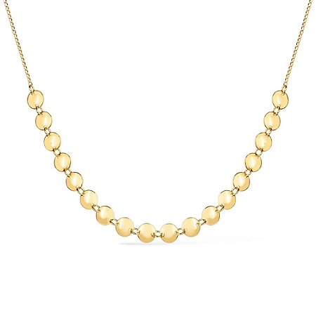 Chocker Dourada Esferas com Extensor