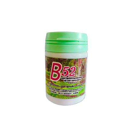 B52 Suplemento Nutricional Natural Original 30 Caps