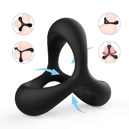 Anel PenianoAnel peniano com textura ondular grande. Confeccionado em silicone é super flexível, adequando-se perfeitamente a você.  Produto não tóxico que traz mais segurança e prazer.  o que deixa a sua brincadeira mais prazerosa e com maior liberdade d