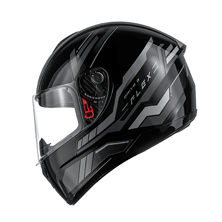 Capacete Drive 2 HG Flex Preto/Grafite