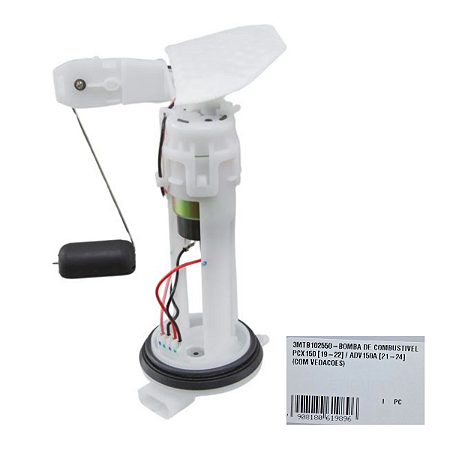 Bomba de Combustivel Zouil PCX150 19-22/ADV 150A 21-24 C/ Vedação