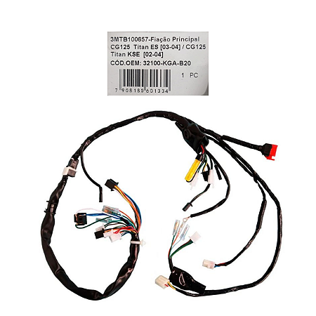 Fiação Principal CG125 Titan ES 03-04/CG 125 Titan KSE 02-04