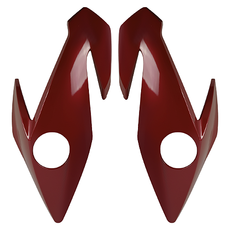 Carenagem Lateral do Farol Titan 160 24 Vermelho Perolizado