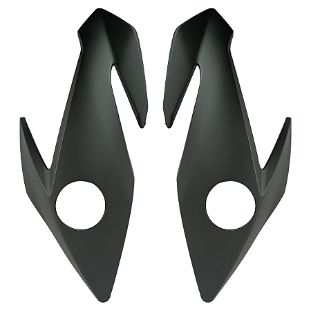 Carenagem Lateral do Farol Titan 160 2024 Cinza Fosco Met.