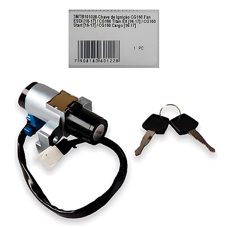 Chave de Ignição CG160 Start 16-17 / CG160 Cargo 16-17 Zouil