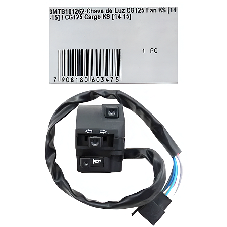 Chave de Luz Zouil CG125 Fan 2005 a 2008