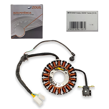 Estator Completo Zouil CB250F Twister 2016 - 2022