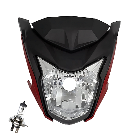 Farol Comp C/Carenagem Vermel Sportive Twister 17/22+Lampada