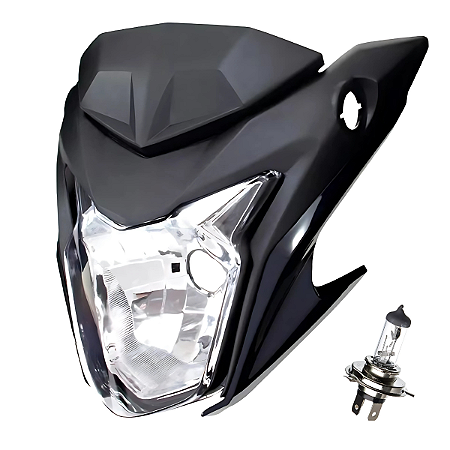 Farol Comp C/Carenagem Cinza Sportive Twister 2020+Lampada