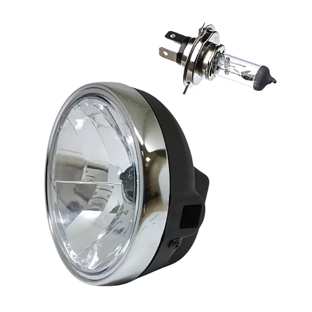 Farol Comp Sem Fiação YBR Factor 09/16 Sportive + Lampada