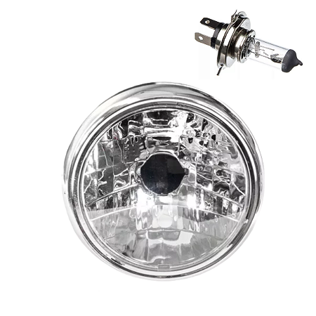 Farol Completo Sem Fiação YBR 125 Sportive + Lampada