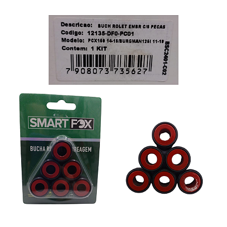 Bucha Rolete Embreagem SmartFox PCX 150