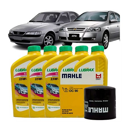 Kit Troca de Óleo 15W40 Astra Vectra 2.0 2.2