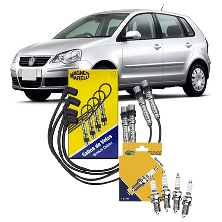 Kit Cabo Vela Vw Polo 1.6 8v Flex 2008 2009 2010 2011 2012