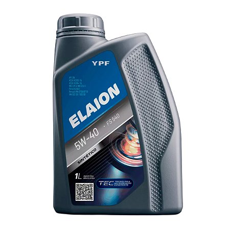 Óleo Motor YPF Pineral 5W-40 100% Sintético 1L API SN ACEA A3/B4 VW 502.00/505.00