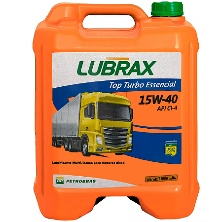 Óleo Motor 15w40 Top Turbo Lubrax 20 Litros Motor Diesel