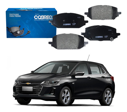 Pastilha Freio Dianteira Onix Plus Onix 1.0 Ltz Lt 2020 2021