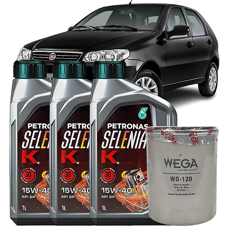 Kit Troca Óleo + Filtro Fiat Palio Siena 1.0 8v E 16v Fire