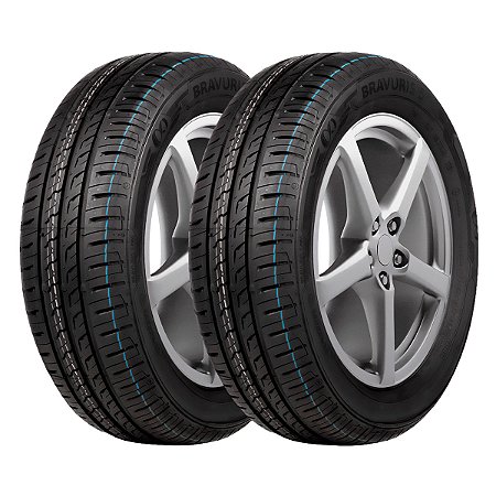 Kit 2 Pneus 175/70R13 Barum Bravuris 5HM 82T Durabilidade Asfalto