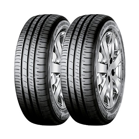 Kit 2 Pneus 185/70R14 Dunlop SP Touring R1 82T Custo-Benefício