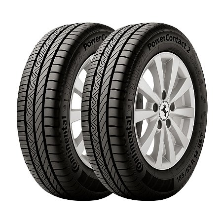 Kit 2 Pneus 175/70R14 Continental PowerContact 2 84T Durável