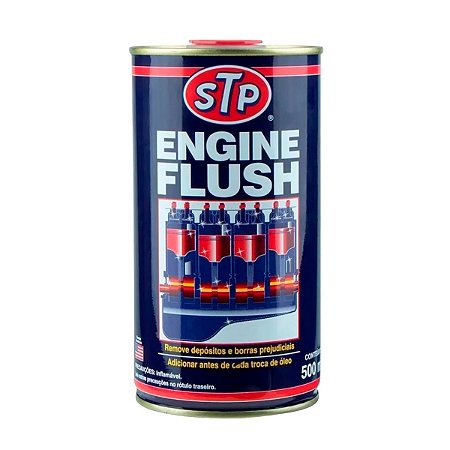 Limpeza Motor Engine Flush STP 500ml Remove Borra e Verniz Antes Troca Óleo