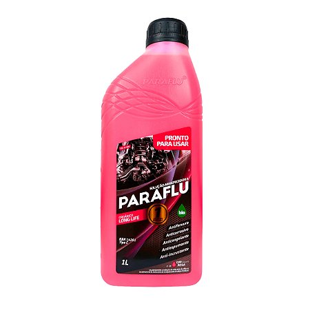Aditivo Paraflu Rosa Pronto Uso 1L Long Life Orgânico Bio