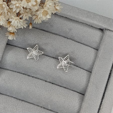 Brinco Estrela Trabalhada