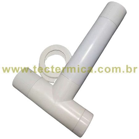 Válvula equalizadora de PVC para câmara fria de 150 m³