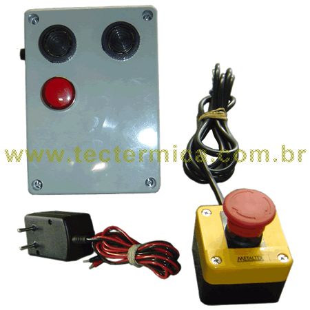 Alarme de aprisionamento da NR36 para câmara fria - kit para 1 porta