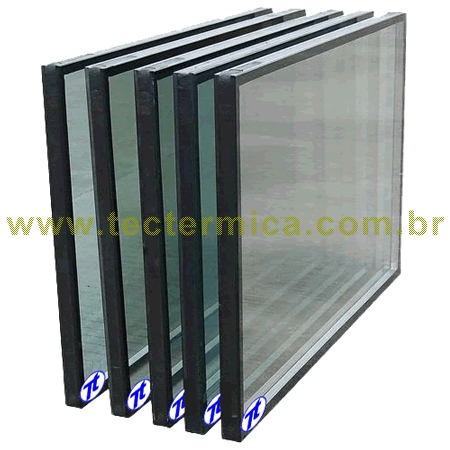 Vidro duplo insulado para adega planejada, espessura 20 mm